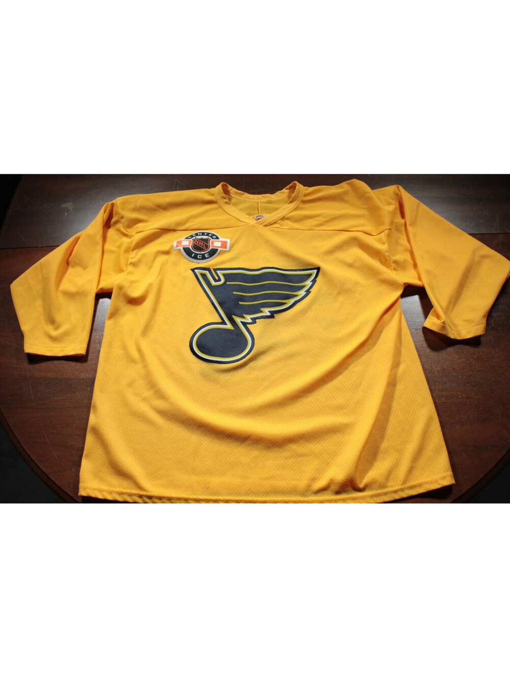 Vintage 90s 00s St. Louis Blues Bud Light Party Zone Practice Jersey CCM XL